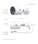 2MP външна пълноцветна булет мрежова камера TP-Link VIGI InSight S325 (2.8 мм)