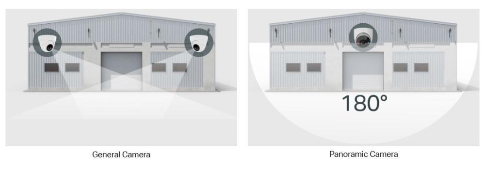8MP IR панорамна куполна мрежова камера TP-Link VIGI InSight S485PI
