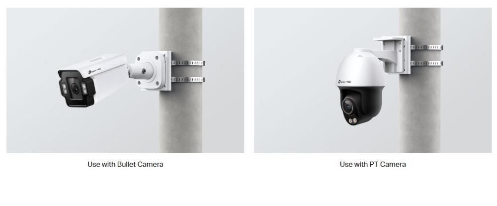 Скоба за монтаж на стълб за мрежова камера TP-Link VIGI VMB-350