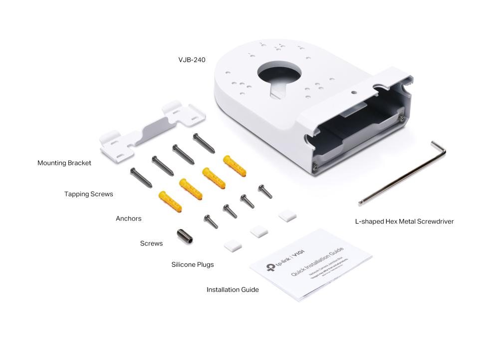 Разклонителна кутия за монтаж на мрежова камера VIGI TP-Link VJB-240