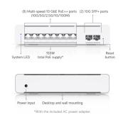 Комутатор Ubiquiti UniFi Switch Pro-XG-8-PoE (155W) USW-Pro-XG-8-PoE