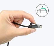 Мрежов кабел Ugreen 70334 Ethernet patchcord RJ45 Cat 6A UTP 1000Mbps 2м - черен