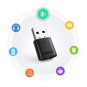 USB адаптер Ugreen adapter CM390 Bluetooth 5.0 USB 10м - черен