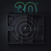 USB адаптер Ugreen adapter CM390 Bluetooth 5.0 USB 10м - черен