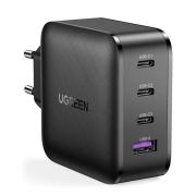 Зарядно устройство Ugreen CD224 70774, 220V 3xUSB-C, 1xUSB A, GaN, 65W, NEXODE
