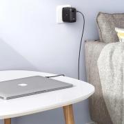 Зарядно устройство Ugreen CD224 70774, 220V 3xUSB-C, 1xUSB A, GaN, 65W, NEXODE