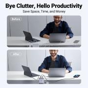 Зарядно устройство Ugreen NEXODE CD289 90549, 220V, 2xUSB-C, 1xUSB A, GaN, 140W