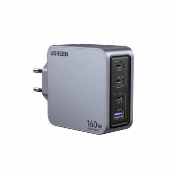 Зарядно устройство Ugreen X763 25877 - 220V 3xUSB-C,1xUSB A, GaN,160W, NEXODE PRO
