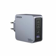 Зарядно устройство Ugreen X763 25877 - 220V 3xUSB-C,1xUSB A, GaN,160W, NEXODE PRO