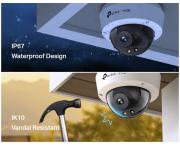 5MP пълноцветна куполна мрежова камера TP-Link VIGI C250(4mm)