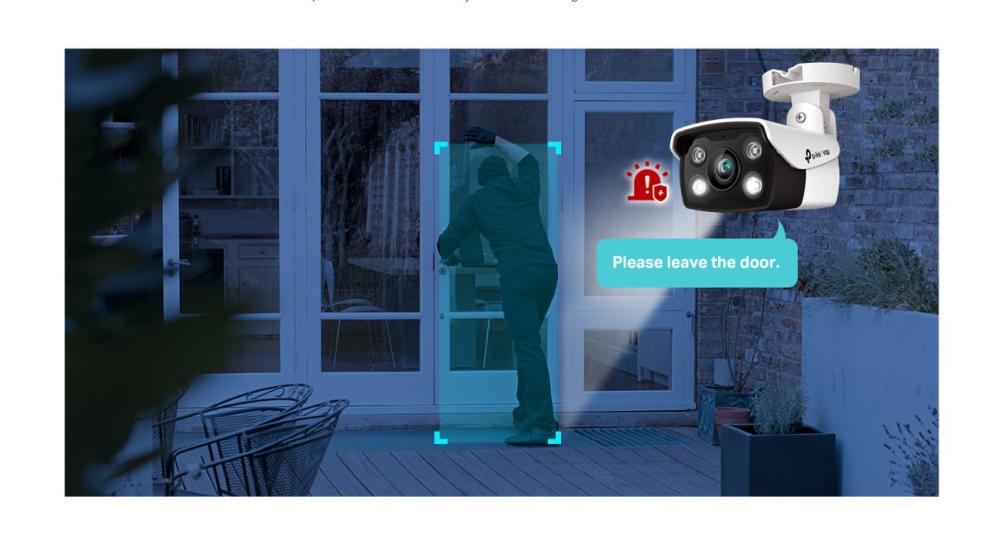 4MP външна пълноцветна булет мрежова камера TP-Link VIGI C340(2.8mm)