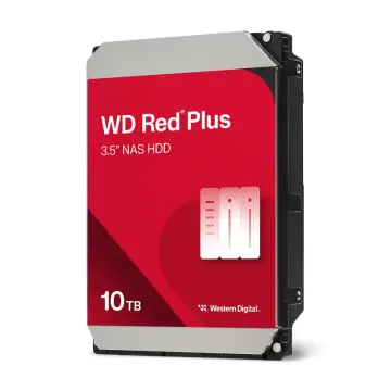 Твърд диск WD Red Plus WD101EFGX 10TB 3.5" 7200 rpm, 256MB, SATA3