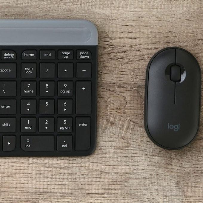 Комплект безжична клавиатура и мимшка Logitech MK470 USB 920-009204