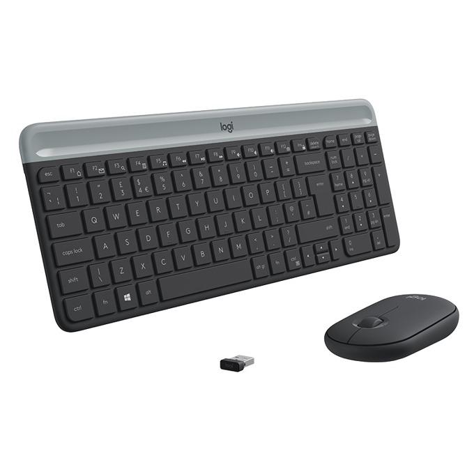 Комплект безжична клавиатура и мимшка Logitech MK470 USB 920-009204